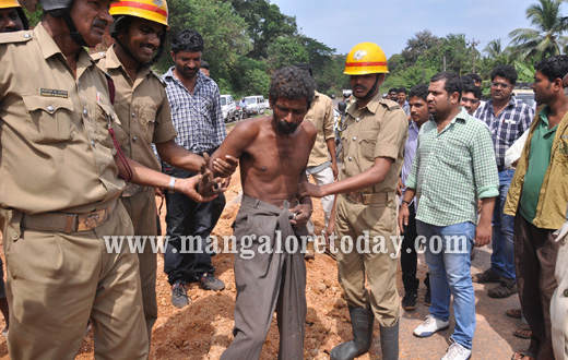 mad man creates tension in Nanthoor